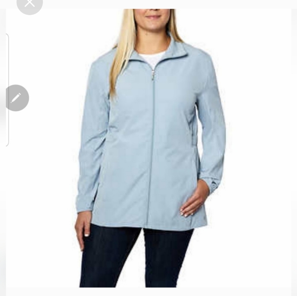 Hang Ten Ladies' Hybrid Jacket blue fog nwt large